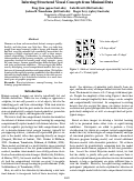 Cover page: Inferring Structured Visual Concepts from Minimal Data