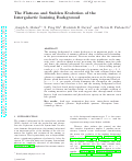 Cover page: The flatness and sudden evolution of the intergalactic ionizing background