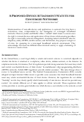 Cover page: A Proposed Device Attachment Statute for Converged Networks