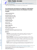 Cover page: Sex steroid levels and response to weight loss interventions among postmenopausal women in the diabetes prevention program