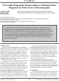 Cover page: Pericardial Tamponade Masquerading as Abdominal Pain Diagnosed by Point-of-care Ultrasonography