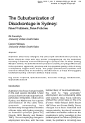 Cover page: The Suburbanization of Disadvantage in Sydney: New Problems, New Policies