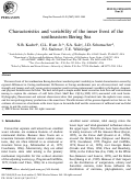 Cover page: Characteristics and variability of the inner front of the southeastern Bering Sea