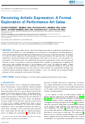 Cover page: Perceiving Artistic Expression: A Formal Exploration of Performance Art Salsa