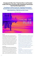 Cover page: Changing the Plan: How “Feminist Cities” and Feminist Political Ecology Can Inform More Equitable and Climate- Just City Planning Practice