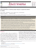 Cover page: Novel approaches to examining weight changes in pregnancies affected by obesity.