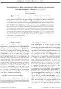 Cover page of Measurement of the Higgs boson mass and width using the four-lepton final state in proton-proton collisions at s=13 TeV
