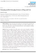 Cover page: Emerging and Re-Emerging Zoonoses of Dogs and Cats