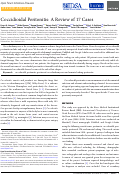 Cover page: Coccidioidal Peritonitis: A Review of 17 cases