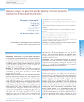 Cover page: Impact of age on survival predictability of bone turnover markers in hemodialysis patients