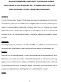 Cover page: Complement proteins and arterial calcification in middle aged women: Cross-sectional effect of cardiovascular fat. The SWAN Cardiovascular Fat Ancillary Study