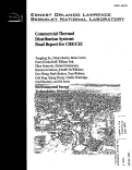 Cover page: Commercial Thermal Distribution Systems Final Report for CIEE/CEC