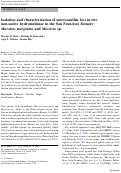 Cover page: Isolation and characterization of microsatellite loci in two non-native hydromedusae in the San Francisco Estuary: Maeotias
              marginata and Moerisia sp.