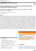 Cover page: Microencapsulated Benzoyl Peroxide for Rosacea in Context: A Review of the Current Treatment Landscape.