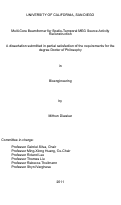 Cover page: Multi-core beamformer for spatio-temporal MEG source activity reconstruction