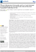 Cover page: Chronic Inflammatory Enteropathy and Low-Grade Intestinal T-Cell Lymphoma Are Associated with Altered Microbial Tryptophan Catabolism in Cats.