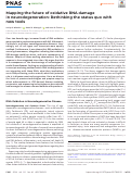 Cover page: Mapping the future of oxidative RNA damage in neurodegeneration: Rethinking the status quo with new tools.