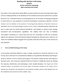 Cover page: Banking with the Poor in Sri Lanka (Synopsis of Research Results)