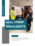 Cover page of 2023 CPBSP Annual Report