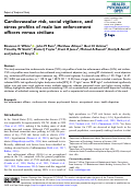 Cover page: Cardiovascular risk, social vigilance, and stress profiles of male law enforcement officers versus civilians.