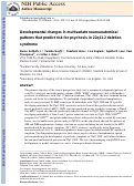 Cover page: Developmental changes in multivariate neuroanatomical patterns that predict risk for psychosis in 22q11.2 deletion syndrome