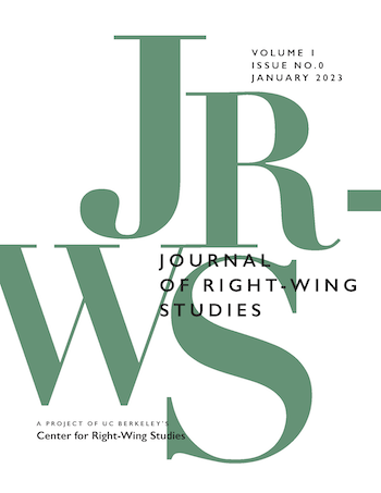 Journal of Right-Wing Studies cover