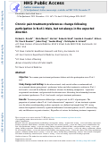 Cover page: Chronic pain treatment preferences change following participation in N-of-1 trials, but not always in the expected direction.