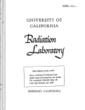 Cover page: AN IMPROVED FALLOUT METER USING CdS