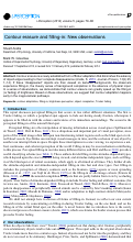 Cover page: Contour Erasure and Filling-in: New Observations