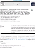 Cover page: Brain morphometric differences in youth with and without perinatally-acquired HIV: A cross-sectional study