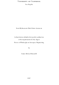 Cover page: Novel Hydrostatic Fluid Power Actuators