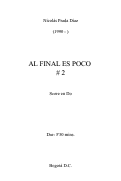 Cover page: Al final es Poco #2