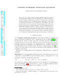 Cover page: Complex symmetric evolution equations