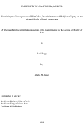 Cover page: Examining the Consequences of Skin Color, Discrimination, and Religious Coping on the Mental Health of Black Americans