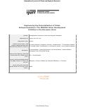 Cover page: Engineering the Financialization of Urban Entrepreneurialism: The JESSICA Urban Development Initiative in the European Union