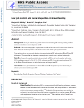 Cover page: Low Job Control and Racial Disparities in Breastfeeding.