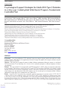 Cover page: Psychological Support Strategies for Adults With Type 2 Diabetes in a Very Low–Carbohydrate Web-Based Program: Randomized Controlled Trial