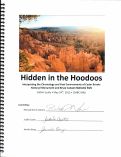 Cover page: Hidden in the Hoodoos: Interpreting the Chronology and Past Environments of Cedar Breaks National Monument and Bryce Canyon National Park