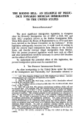 Cover page: The Rodino Bill: An Example of Prejudice Towards Mexican Immigration to the United States