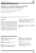 Cover page: TMPRSS6 as a Therapeutic Target for Disorders of Erythropoiesis and Iron Homeostasis.