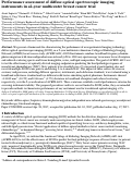 Cover page: Performance assessment of diffuse optical spectroscopic imaging instruments in a 2-year multicenter breast cancer trial