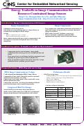 Cover page: Energy Tradeoffs in Image Communication among Resource-Constrained Image Sensors (SYS 11)