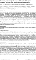 Cover page of Evaluating Indoor Air Quality Impacts of Far-UVC (222 nm) in a Controlled Full-Scale Office Environment with Human Subjects