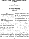 Cover page: Deconstructing Transitional Probabilities: Bigram Frequency and Diversity in
Lexical Decision