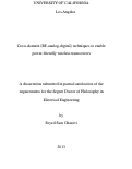 Cover page: Cross-domain (RF-analog-digital) techniques to enable power-friendly wireless transceivers