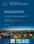Cover page: Review of Grid-Scale Energy Storage Technologies Globally and in India