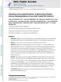 Cover page: Substance-associated elevations in monocyte activation among methamphetamine users with treated HIV infection