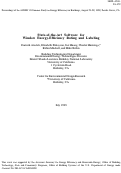 Cover page: State-of-the-art software for window energy-efficiency rating and 
labeling