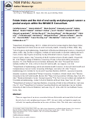 Cover page: Folate intake and the risk of oral cavity and pharyngeal cancer: A pooled analysis within the International Head and Neck Cancer Epidemiology Consortium