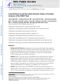 Cover page: Carotid Stenosis and Recurrent Ischemic Stroke: A Post-Hoc Analysis of the POINT Trial.